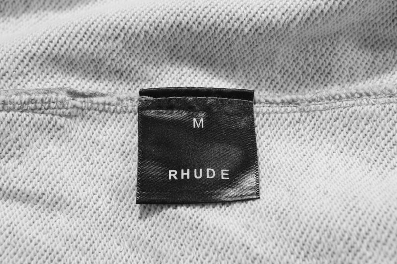 RHUDE Logo Track Pants / Lounge Pant Grey - Image 7
